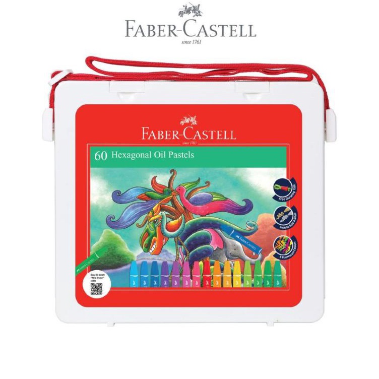 

KODE B26E Crayon Faber Castell 6 Hexagonal Oil Pastel Faber Castell 6 Warna