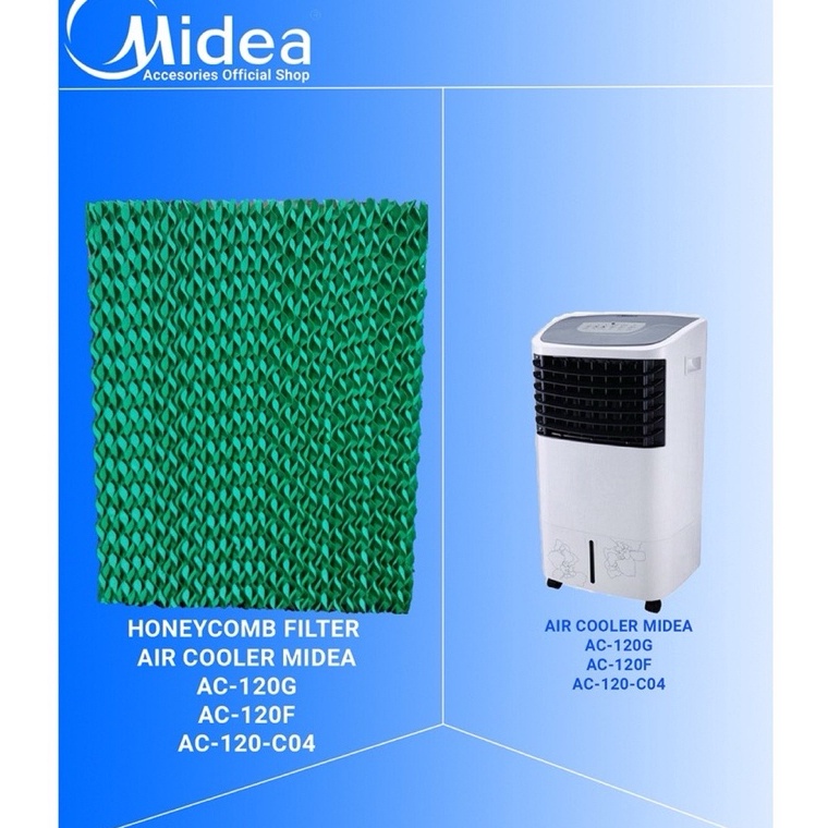 KODE L42X HONEYCOMB FILTER AIR COOLER 2544 x 28 Cm MIDEA AC12G  AC12F  AC12C4 ORIGINAL