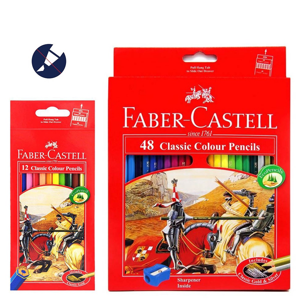

KODE H4P Pensil Warna Classic Faber Castell 12 24 36 dan 48 Warna