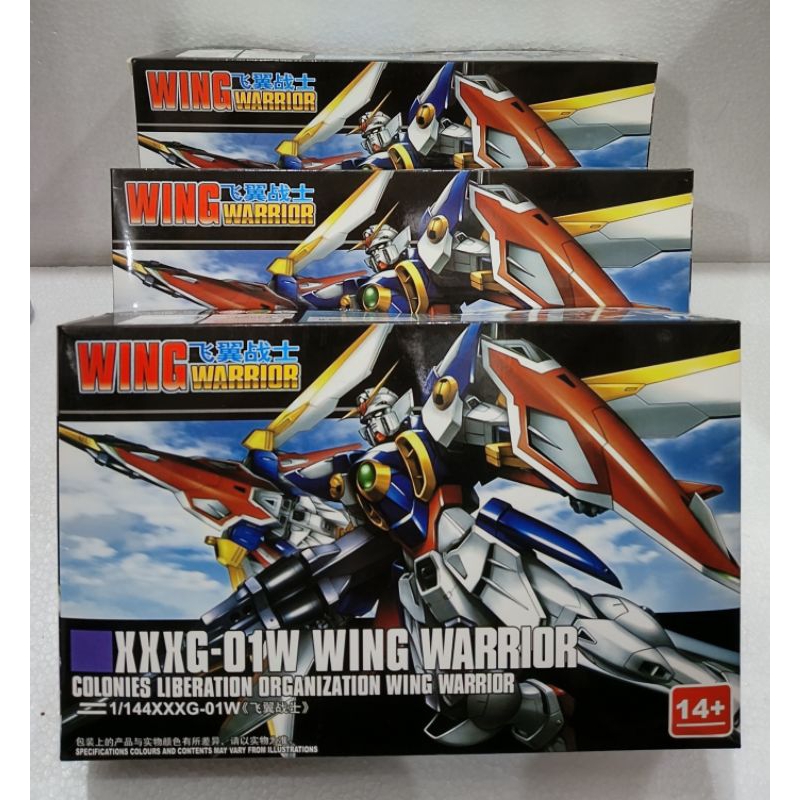 GROSIR Mainan anak merakit gundam robot wing warrior