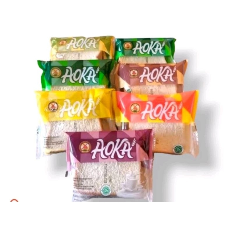 

Aneka Roti isi Selai Viral Aoka 65gr