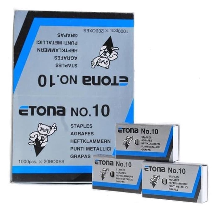

KODE R5Y Isi Stapler Etona 1 Kecil isi 2 pcs Refill Anak Hekter Staples
