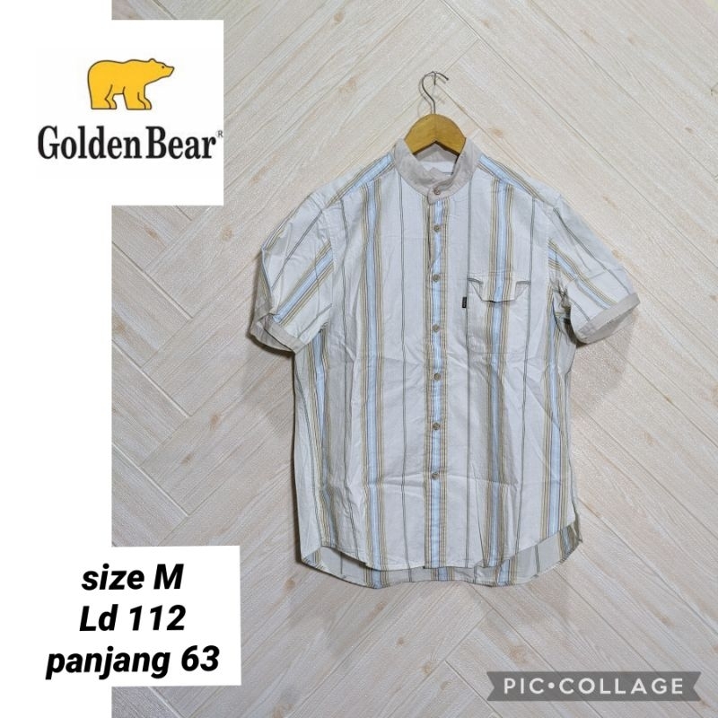 golden bear kemeja pria lengan pendek