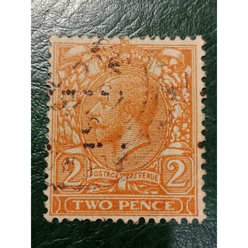 

Prangko British 2 Pence King George V Tahun 1912-1924 USED