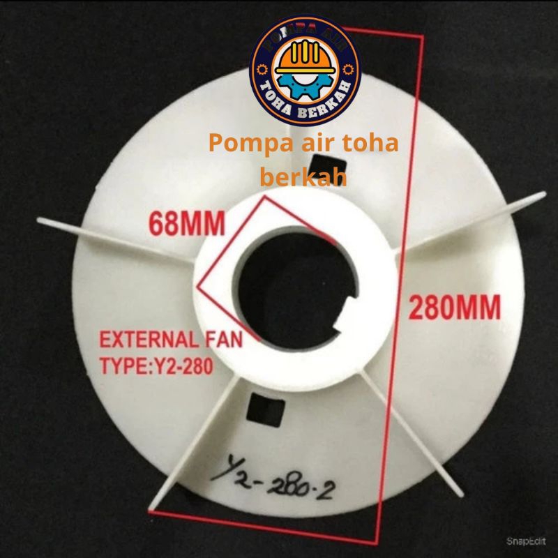 External Fan Kipas Dinamo Motor -Kipas Motor - Kipas Pendingin Y 280 2