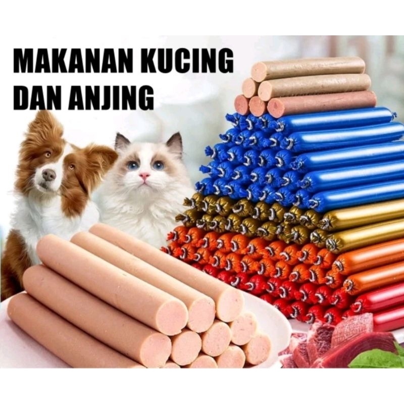 SOSIS Makanan kucing anjing 1 bungkus isi 3 pcs