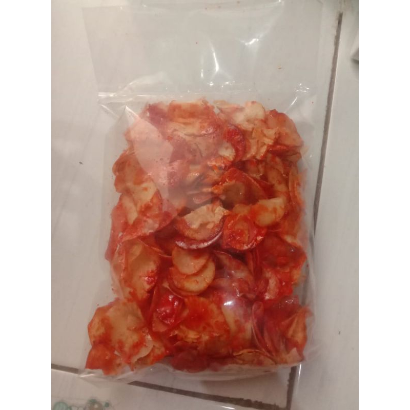 

KERIPIK SINGKONG PEDAS/250 GRAM