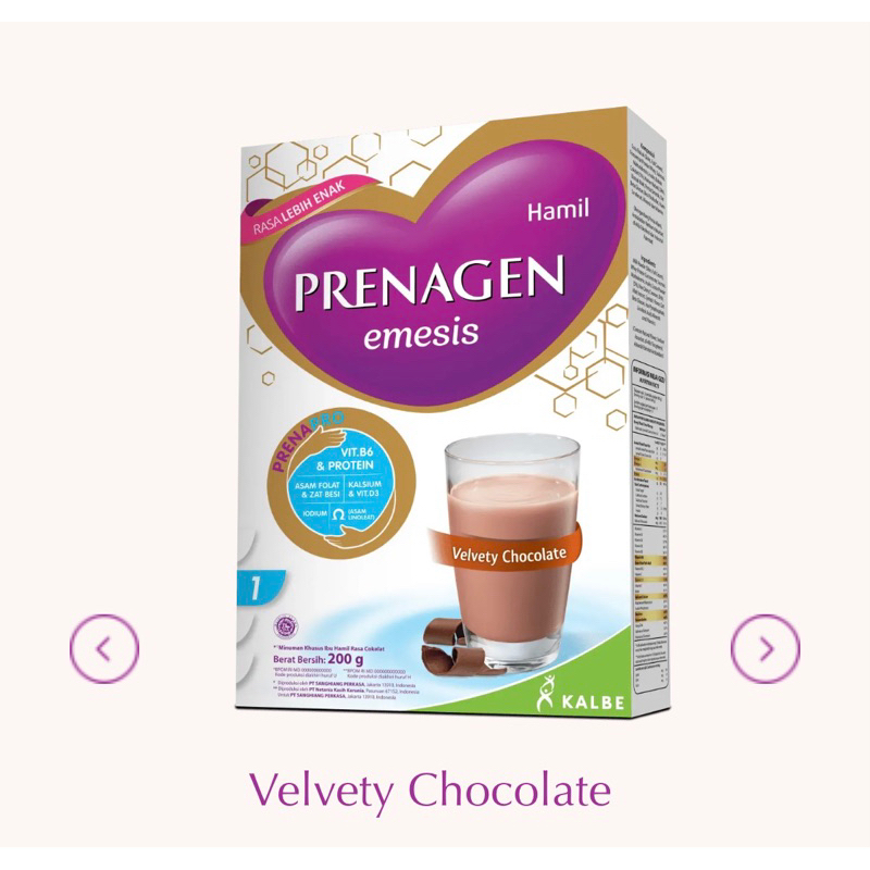 Prenagen Emesis coklat susu ibu hamil