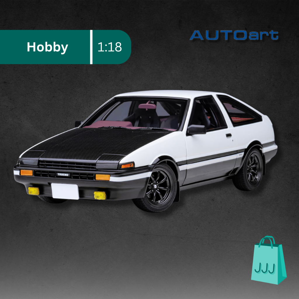 AUTOart / 1:18 Toyota Sprinter Trueno (AE86) "Initial D" "Project D" Final Version / Diecast