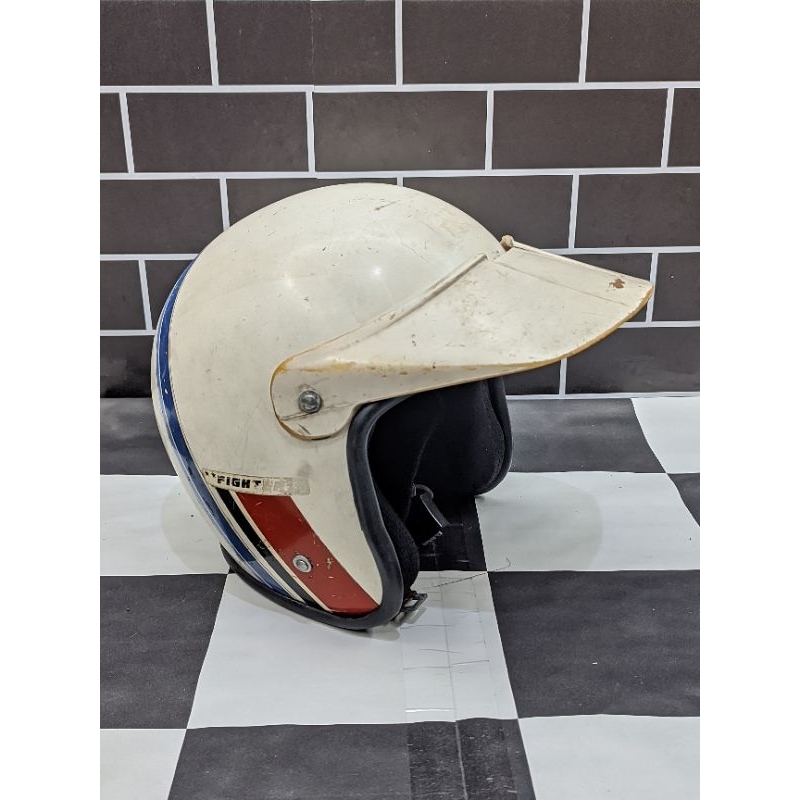 HELM JADUL HONDA FIGHTER ORIGINAL LIST BIRU
