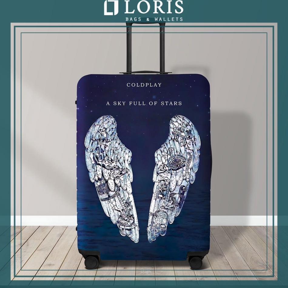 Tren Kekinian Loris Bag Luggage Cover Sarung Koper Elastis Bahan Spandex Scuba banyak Ukuran dan Mot