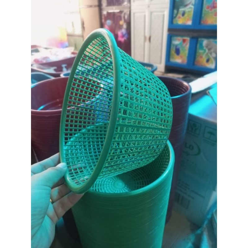 Keranjang telor/ kerajang jaringan plastik HARGA PERLUSIN (12 PCS) KALO TELOR PLASTIK KERANJANG TELU