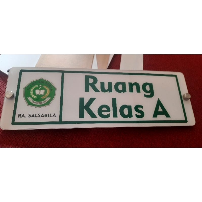 

Singboard Akrilik Ruangan