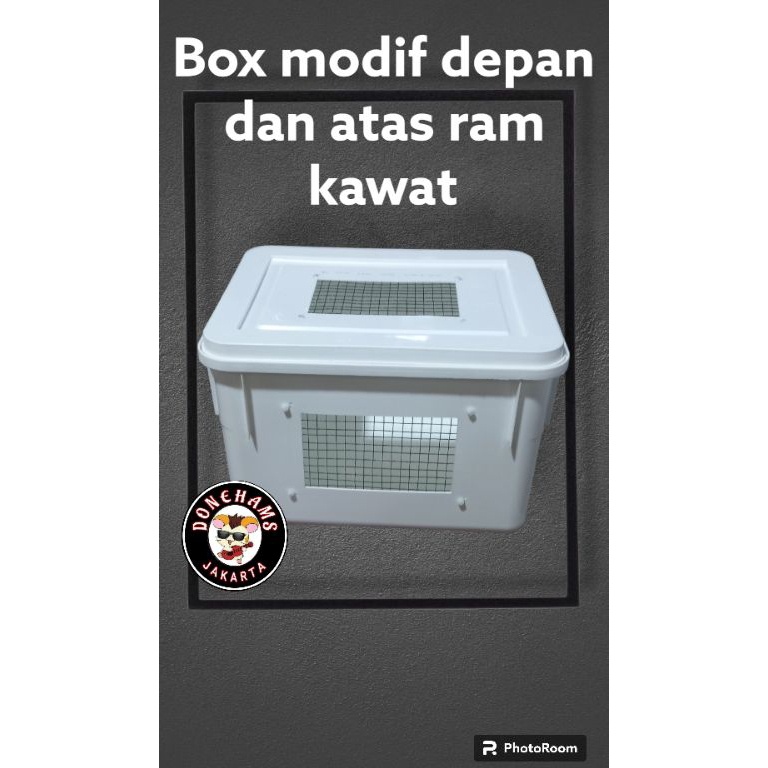 Big Sale kandang hamsterreptilelolohan burung box modif ram kawat