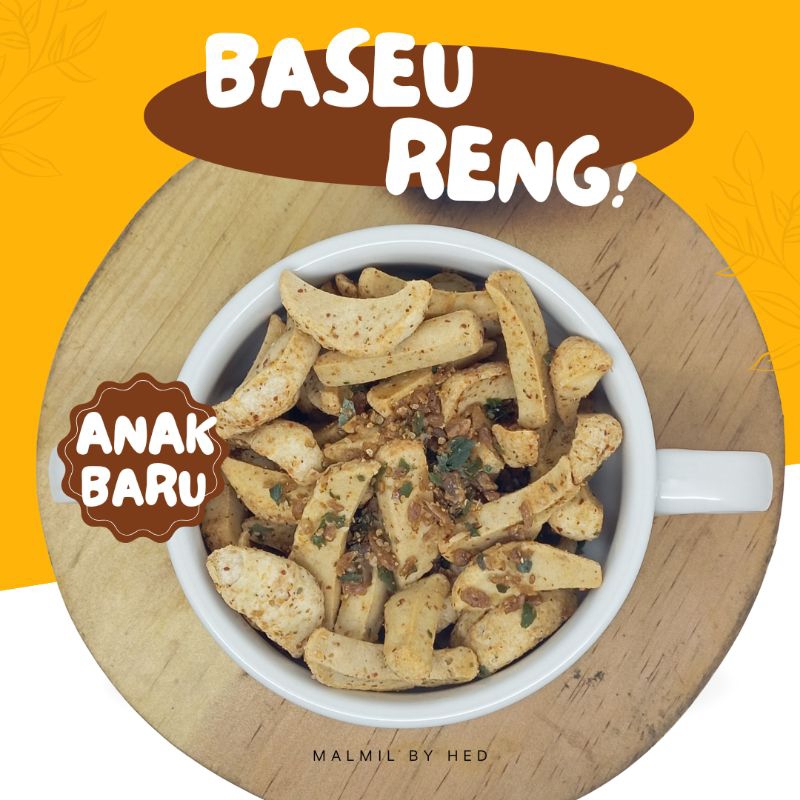 

MALMIL Baseu Reng Basreng Daun Jeruk - Pedas Gurih