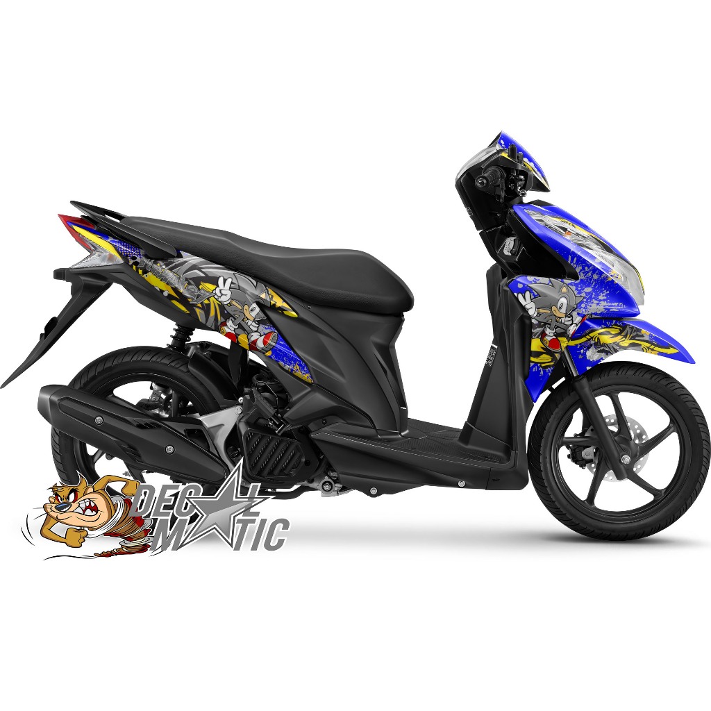 Decal Vario Techno Full Body - Stiker Full Body Honda Vario 125 Old Techno 125 PGMFI 2011 2012 2013 