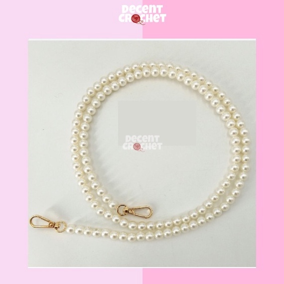 Menarik Rantai Tas Mutiara Chain Pearl Mutiara Kecil Lanyard Sling for Case  Tas