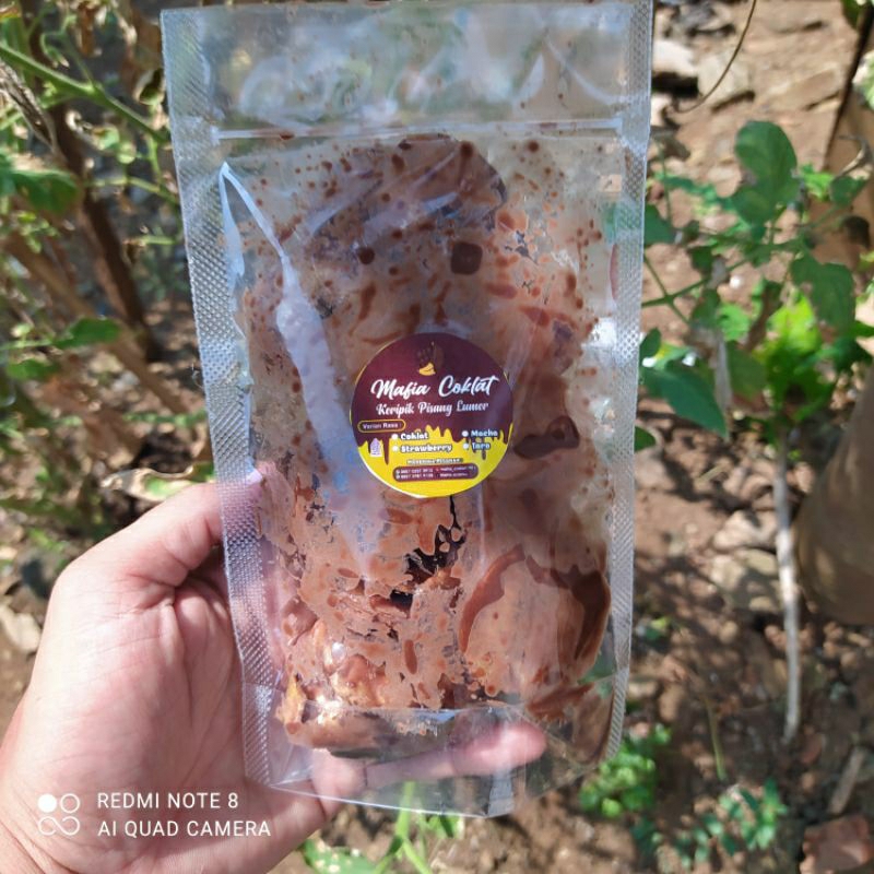 

kripik pisang coklat lumer virall!! Poch