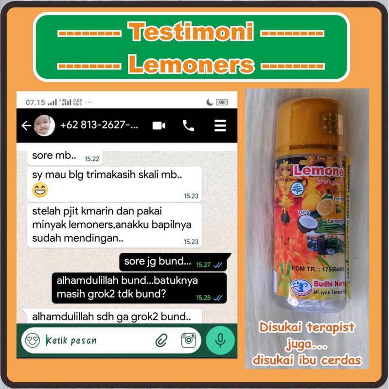 Minyak Nutrimoist Lemoners