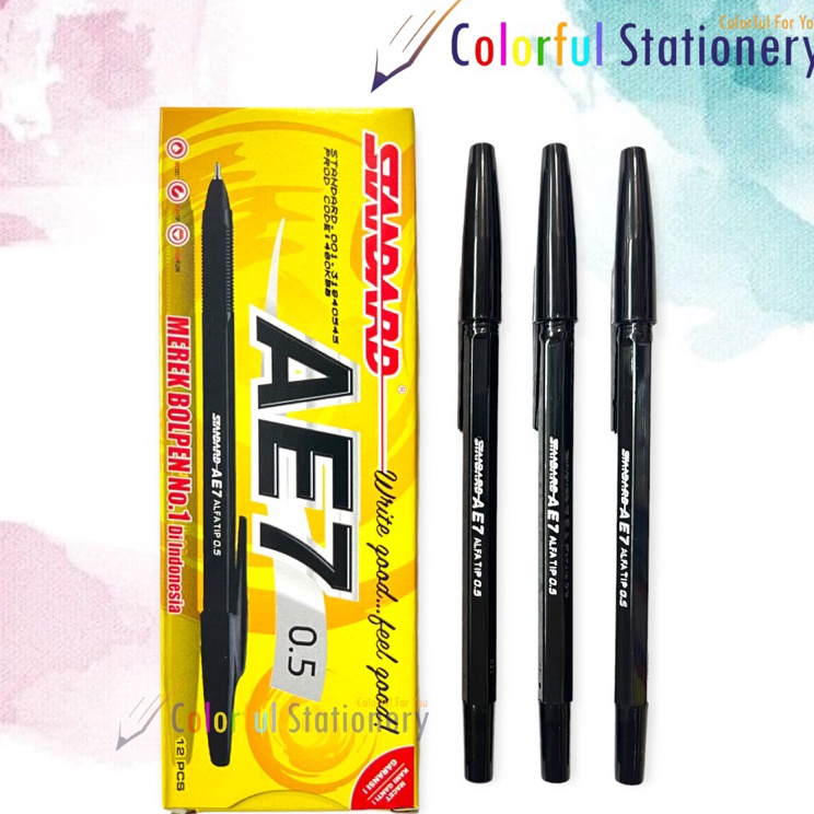 

Diskon Pulpen Ballpoint Standard AE 7 12 Pcs