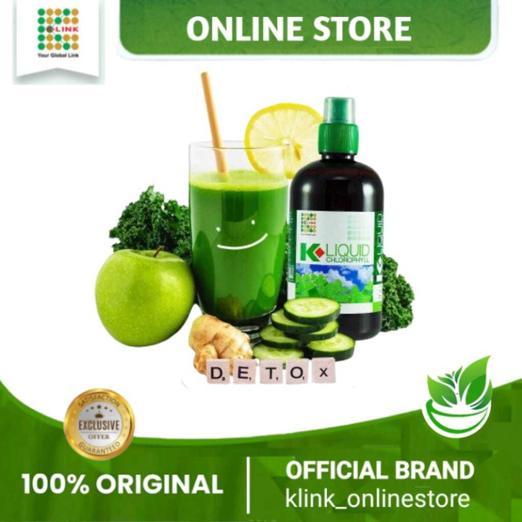 ♻️𝗢𝗥𝗜𝗚𝗜𝗡𝗔𝗟 | K LIQUID CHLOROPHYL 500 ML.Klorofil K link Original asli.Kliquid Chlorophyl Original.ch