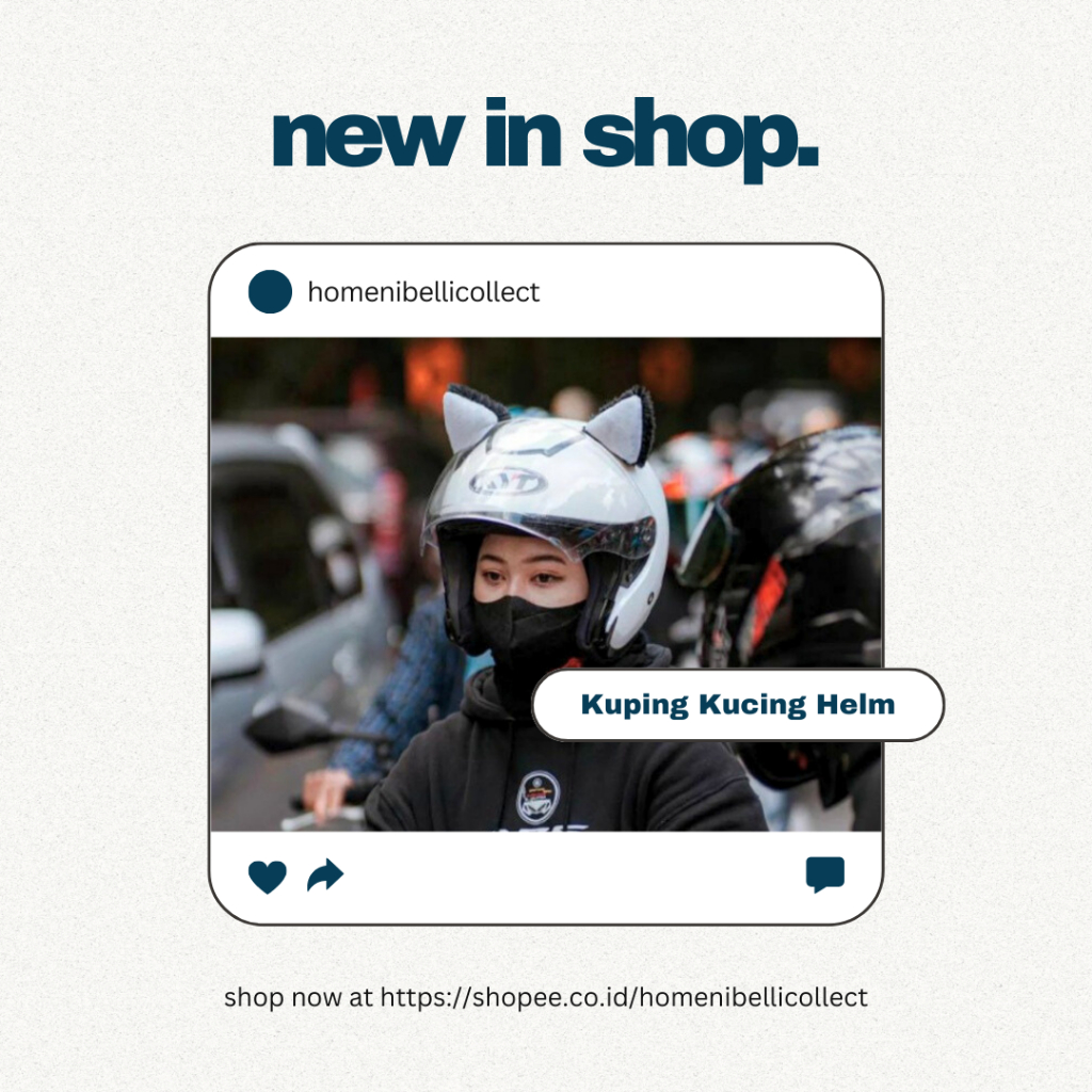 BAYAR DITEMPAT ✅ Kuping Helm Kuping Kucing Helm Kuping Bogo Kuping Halfface Kuping Helm Fullface
