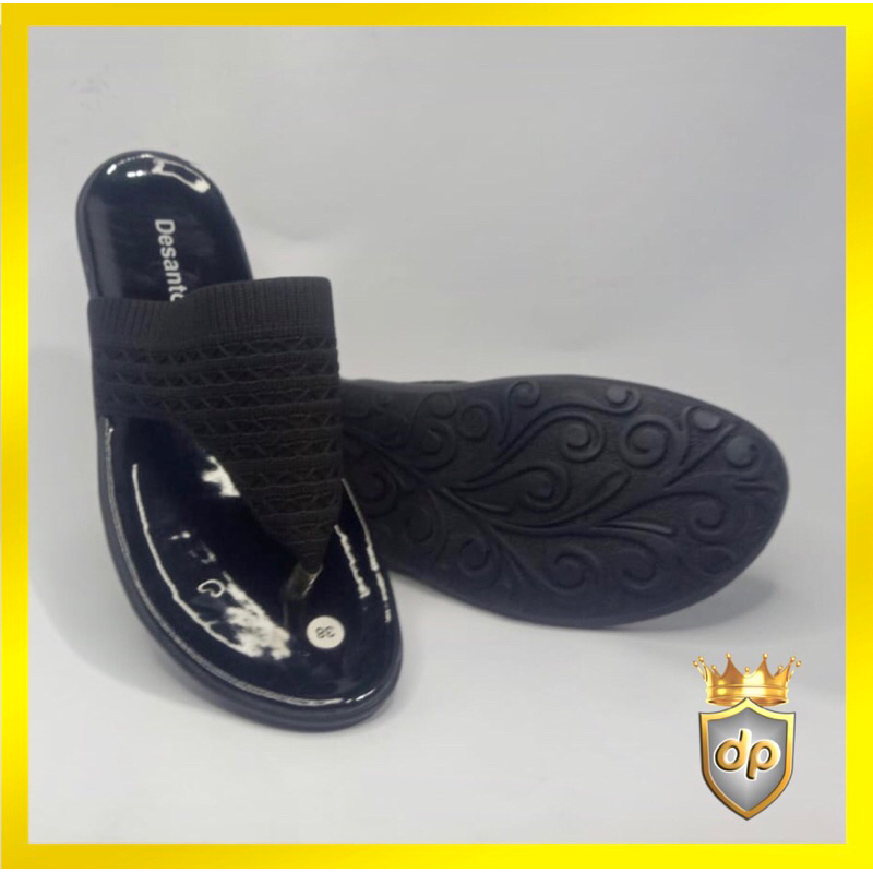 SANDAL CEWEK JEPIT RAJUT DESANTOS