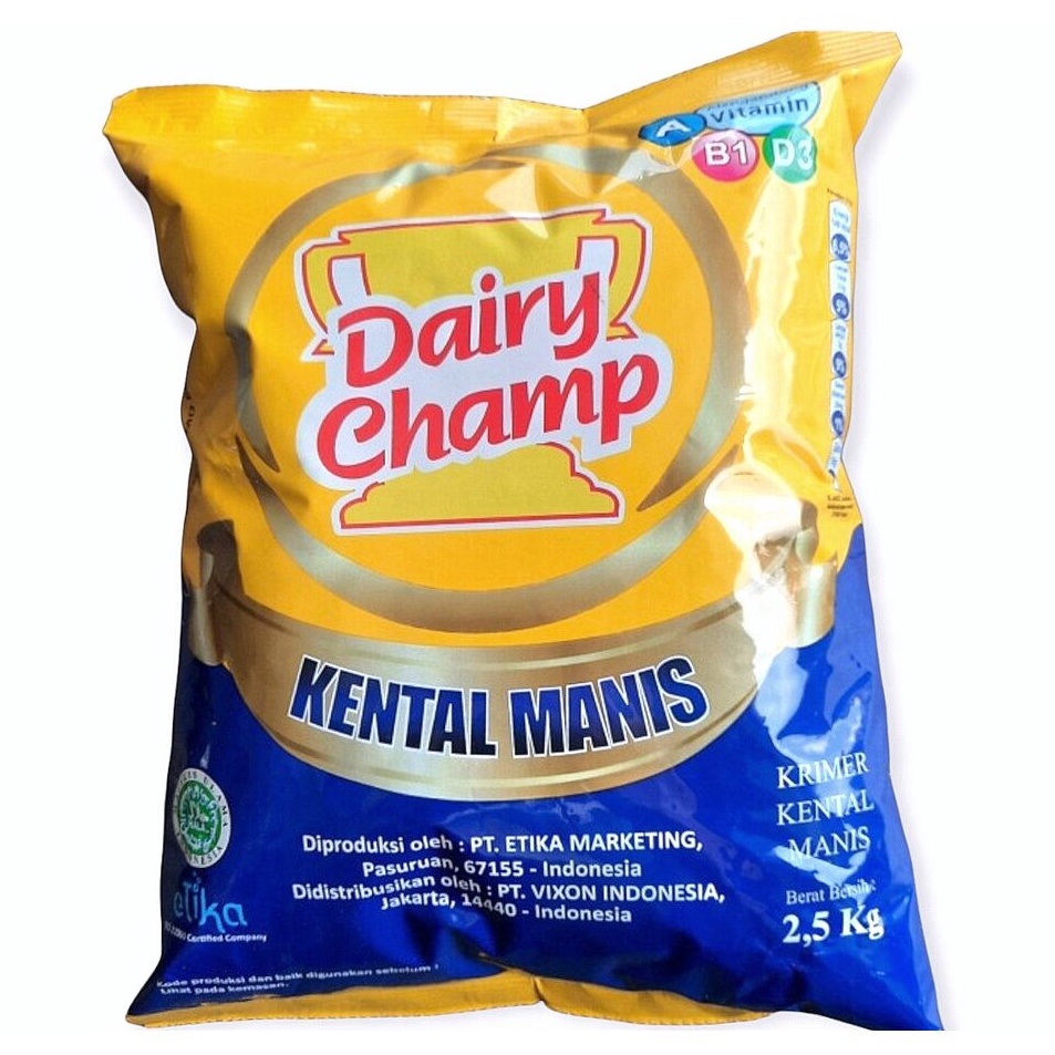 

KODE PRODUK DCROE4278 Dairy Champ Susu Kental Manis 25kg