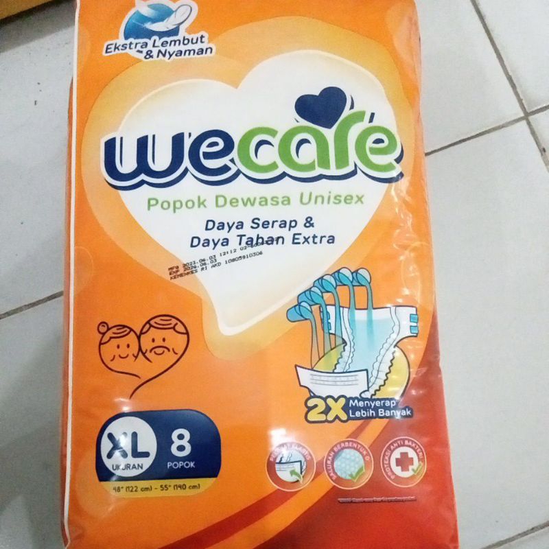 WECARE ADULT DIAPERS XL-8