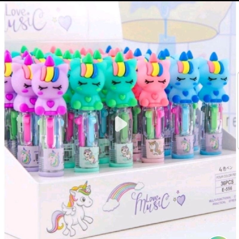 

Pulpen 4warna berkarakter sanrio/ pena 4warna berkarakter lucu