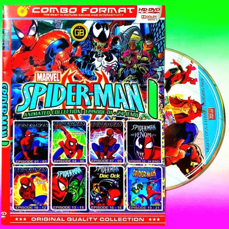 KASET FILM ANAK ANAK KARTUN SPIDERMAN TERBARU