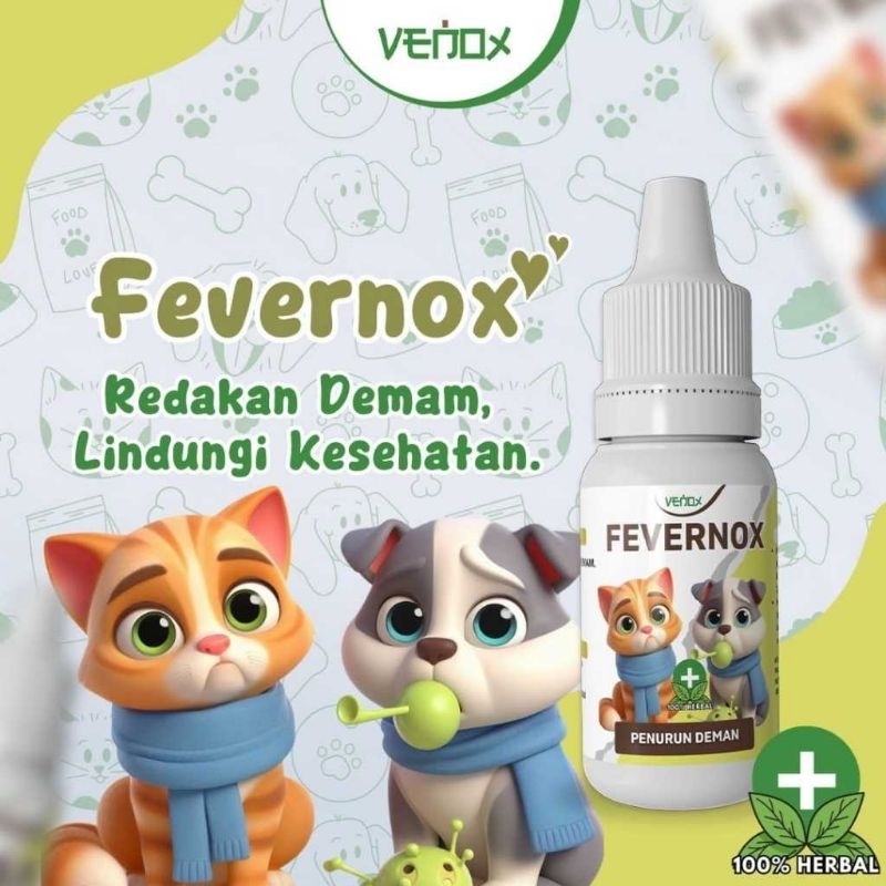 Obat Demam Kucing dan Anjing Fevernox