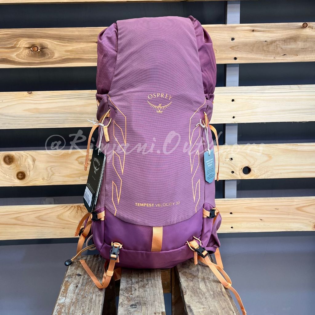 OSPREY TEMPEST VELOCITY S24 BACKPACKER ORIGINAL PRODUCT OSPREY GARANSI RESMI LIFETIME WARRANTY