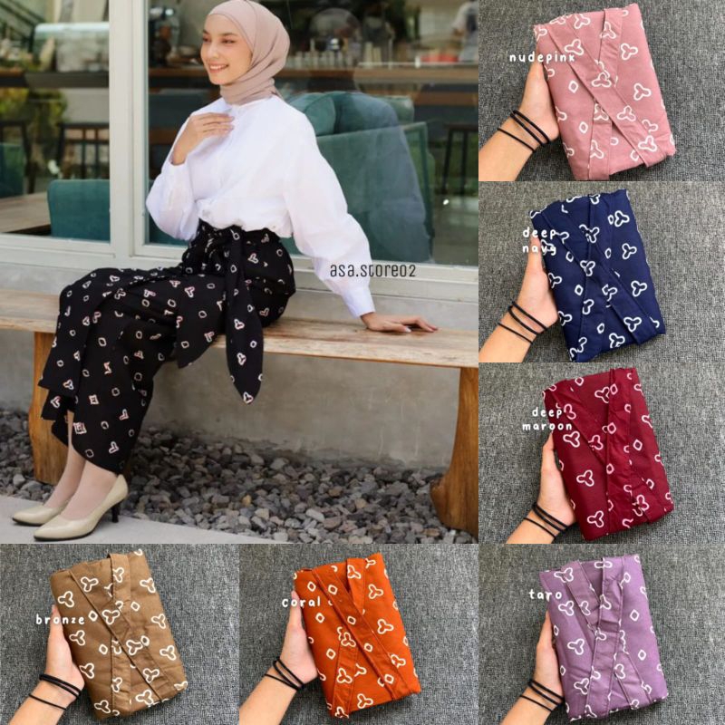 Rok Lilit Wrap Skirt Batik Jumputan/Rok Lilit Instan