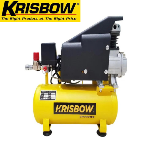 Krisbow Kompresor angin 1HP 8bar 8liter/kompresor angiCRDC0108n listrik