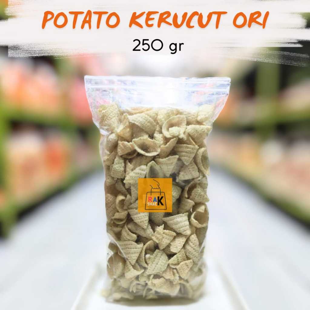 

POTATO KRUCUT ORI BALADO 250gr | Snack Murah Kemasan Ekonomis