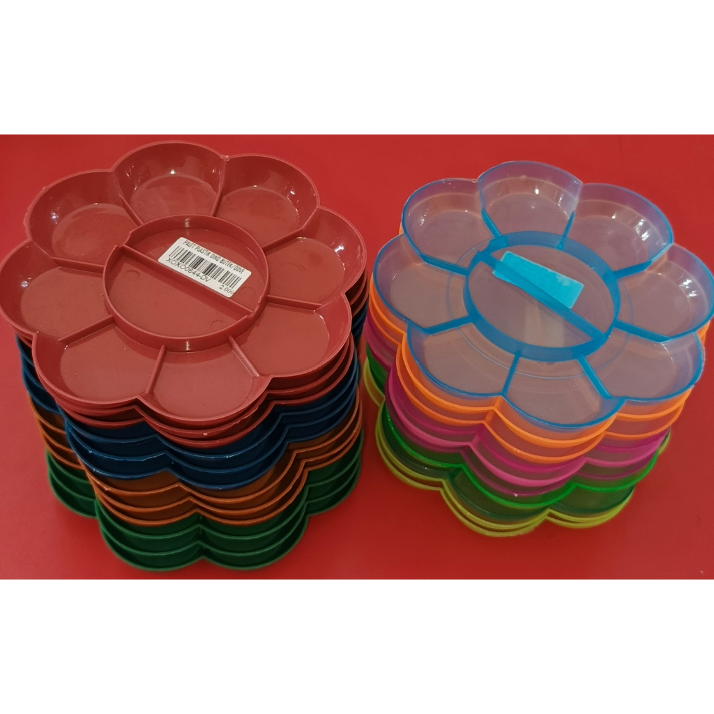 

Palet Cat Lukis Plastik Warna Doff dan Transparan/Bening