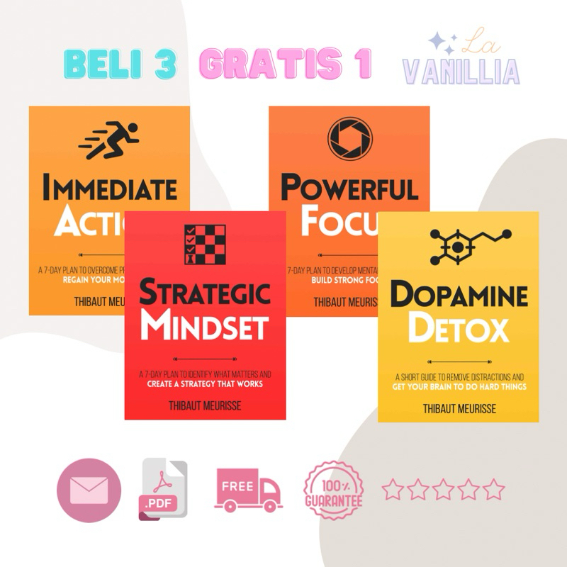 

Immediate Action Strategic Mindset Powerful Focus Detoz by Thibaut Meurisse