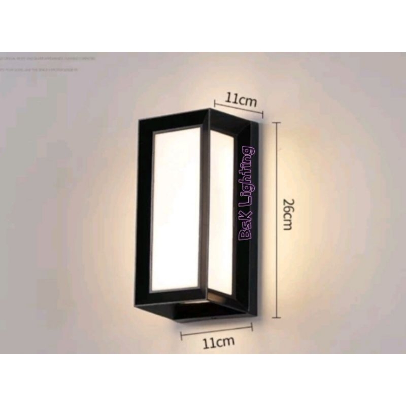 Lampu dinding minimalis kotak outdoor/lampu dinding modern minimalis/Lampu pilar outdoor
