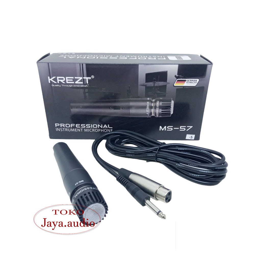 Mic Kabel Krezt MS 57 Original Instrument - MS-57+ S  Switch Mik KREZT Mik Kendang