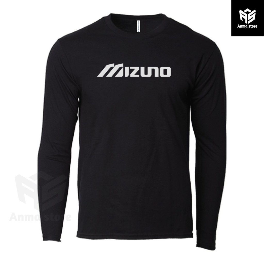 Kaos Baju Lengan Panjang Olahraga Mizuno
