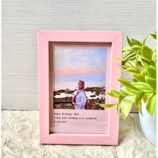 Bingkai Foto Custom Hadiah Ulang Tahun | Kado Wisuda Murah | Hadiah Bingkai Foto Free Box