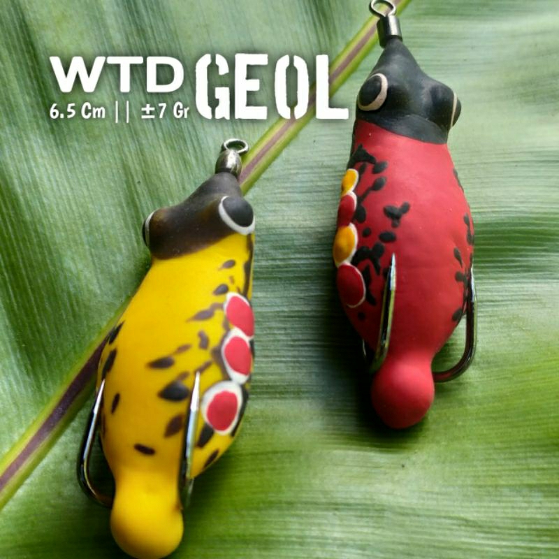 auto wtd soft frog geol 6.5 cm || umpan casting gabus toman