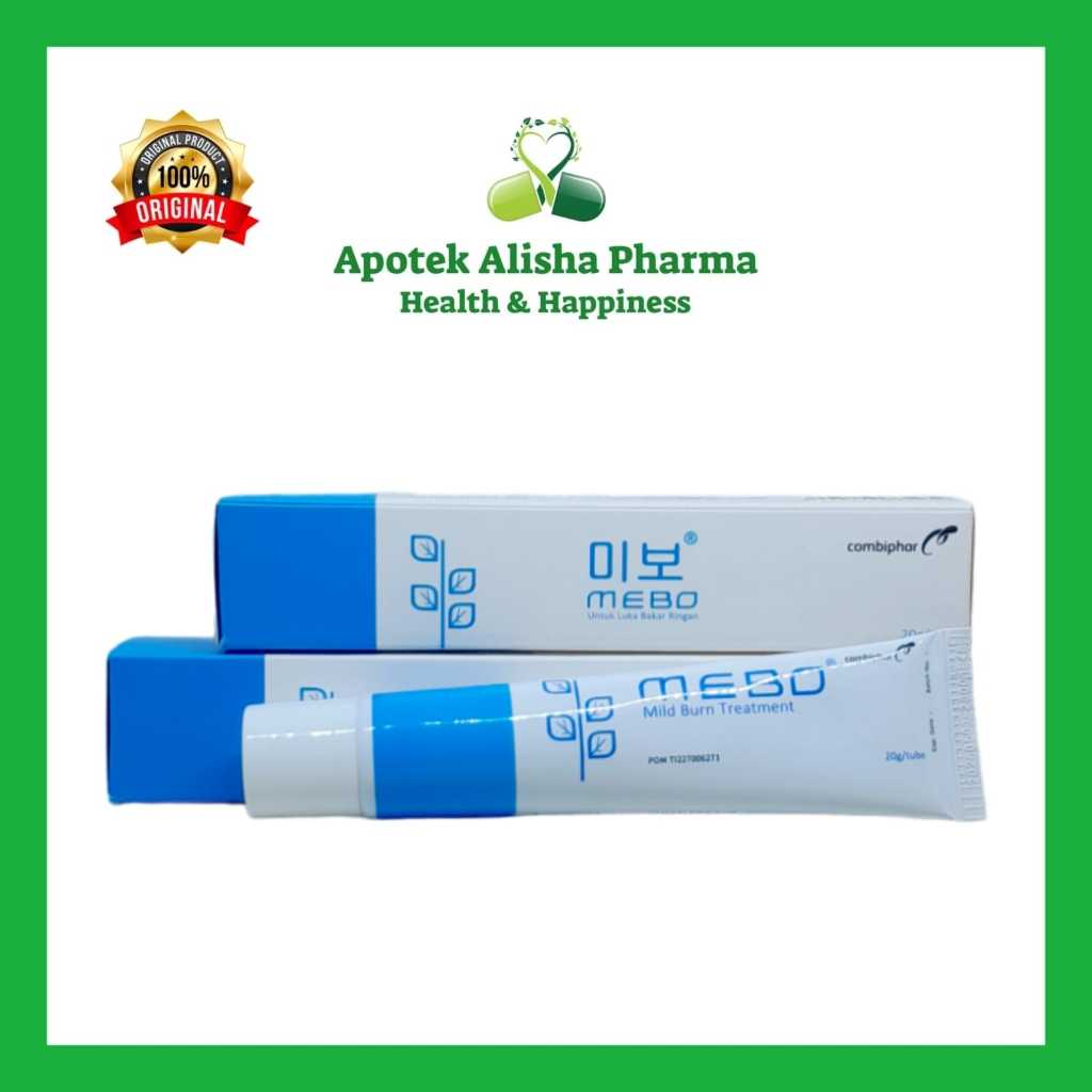 Mebo Oint Mild Burn Treatment 20gr Salep Luka Bakar Herbal Combiphar