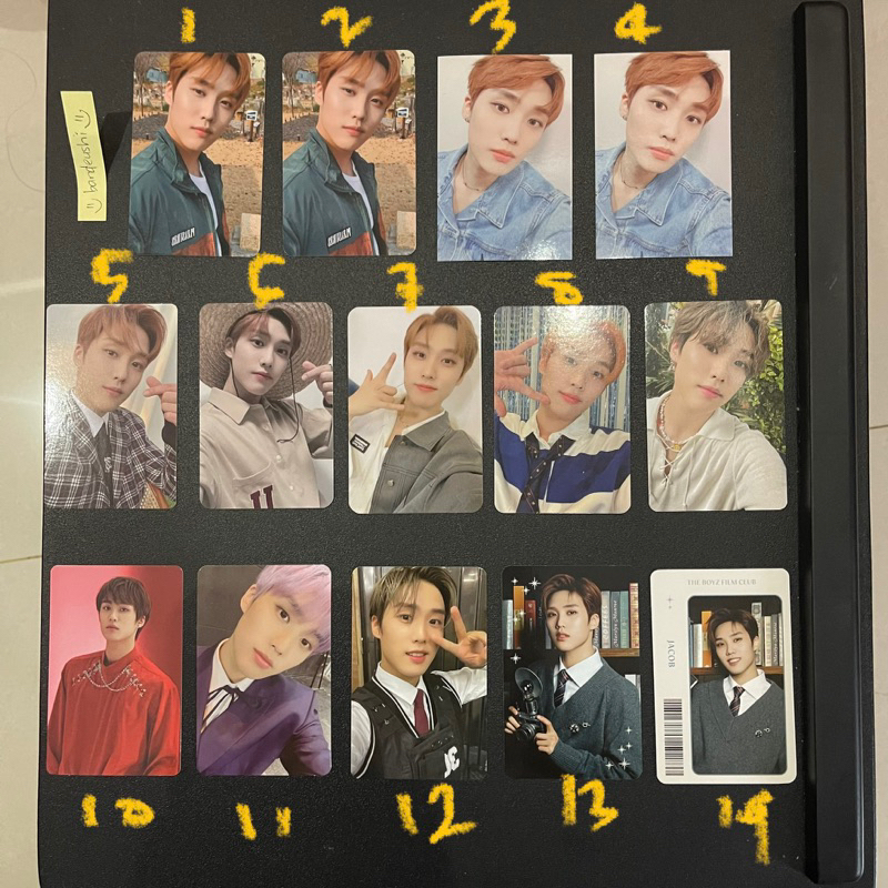 [CLEARANCE SALE] THE BOYZ JACOB PC PHOTOCARD TBZ TC TRADING CARD