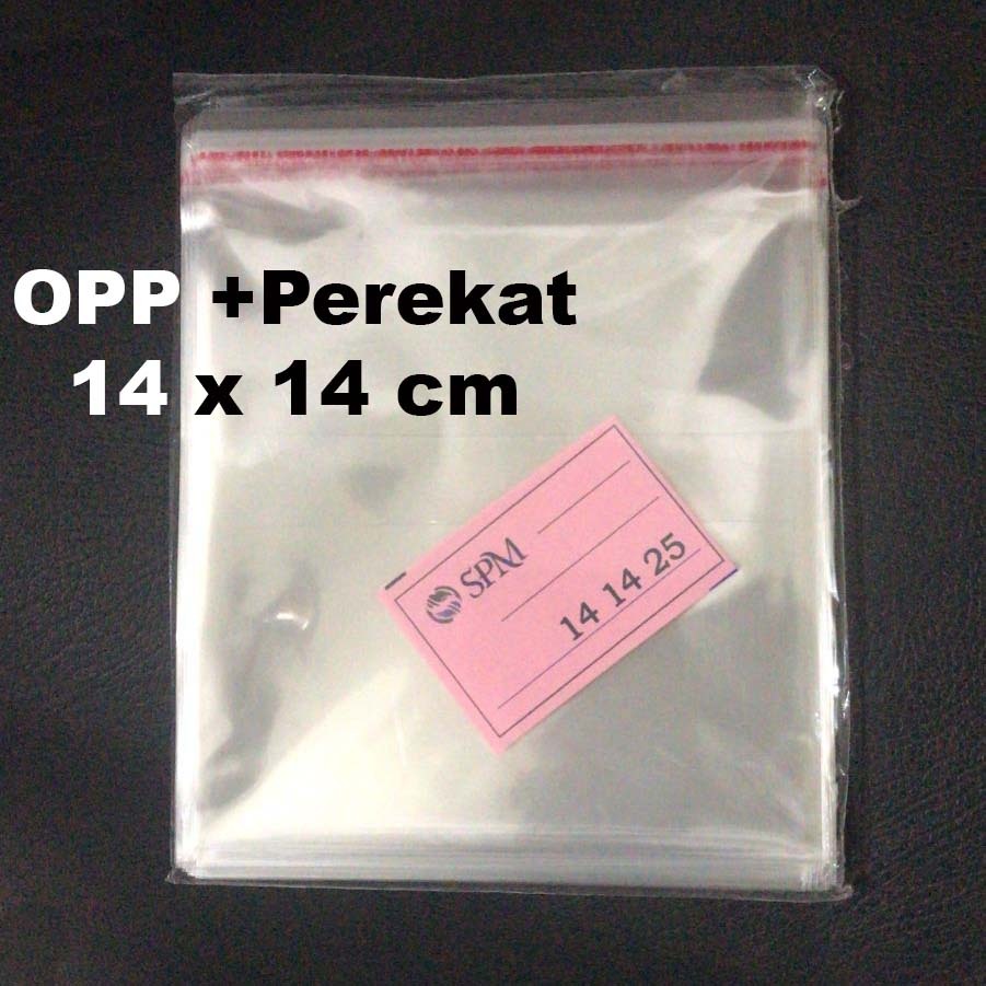 

Plastik OPP +Perekat (Lem) Lebar 14 cm