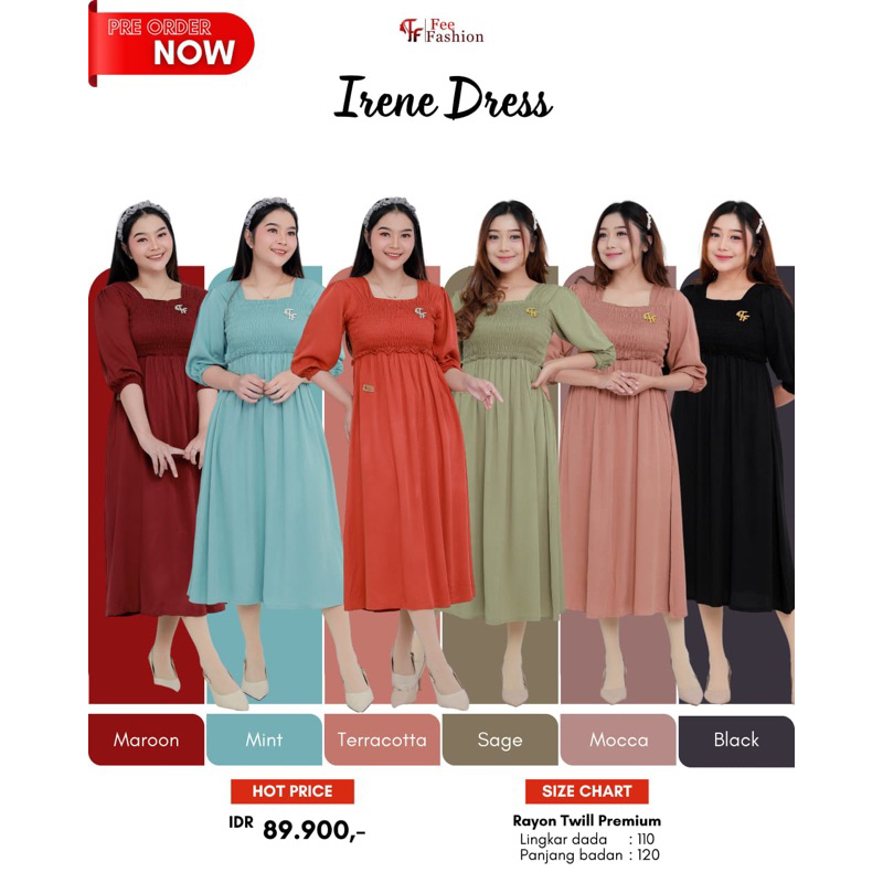 Fee Fashion - Dress / Daster / Home Dress / Irene Dress Fee Fashion