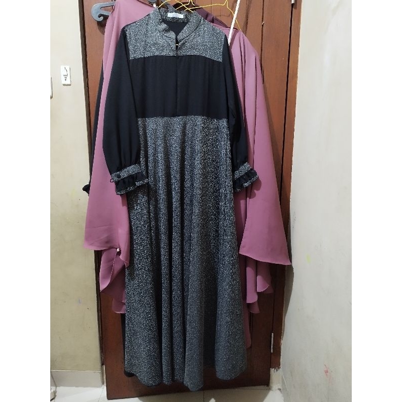 gamis Linpak hitam RH