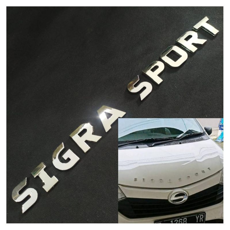 EMBLEM KAP MESIN DAIHATSU SIGRA SPORT / TOYOTA CALYA SPORT