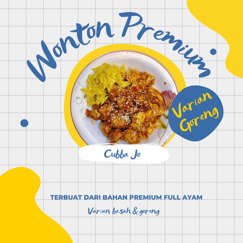 

SARASA - WONTON FULL AYAM VARIAN GORENG